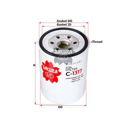 Sakura European Engines Oil Filter